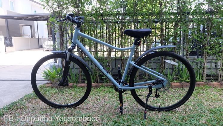 จักรยานไฮบริดดิสก์เบรก Riverside 500 เกียร์ 9 สปีด