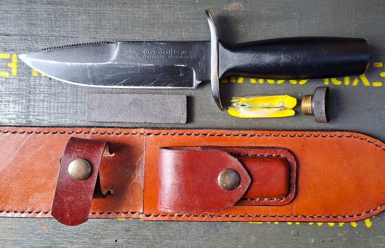 มีดตราตา เยอรมัน Carl Schlieper Solingen  Survival Knife  รูปที่ 5
