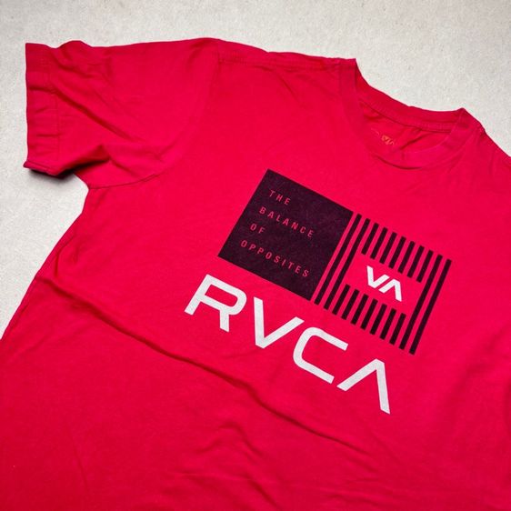 เสื้อยืด RVCA​ ผ้า Cotton​ Size M รูปที่ 3