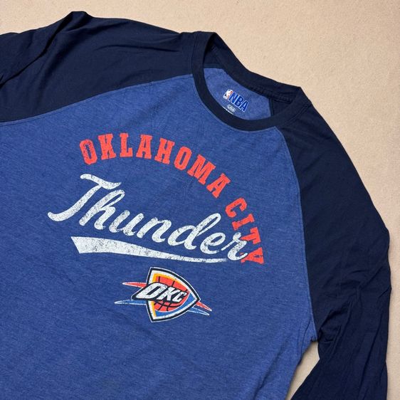 เสื้อยืดแขนยาว NBA Thunder OKC Size L รูปที่ 3
