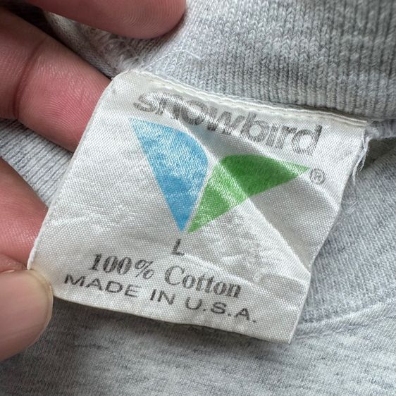 เสื้อยืด Vintagr 90s Snowbird made in USA Size L รูปที่ 10