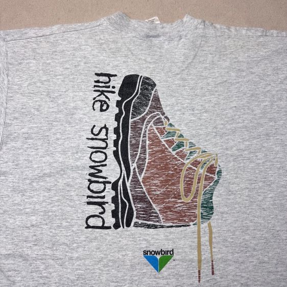 เสื้อยืด Vintagr 90s Snowbird made in USA Size L