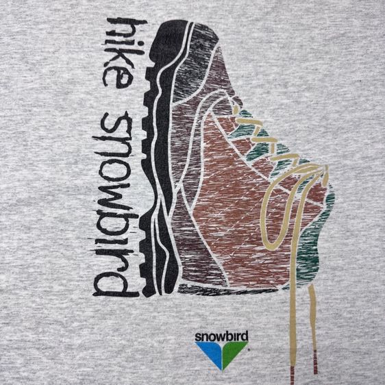 เสื้อยืด Vintagr 90s Snowbird made in USA Size L รูปที่ 4