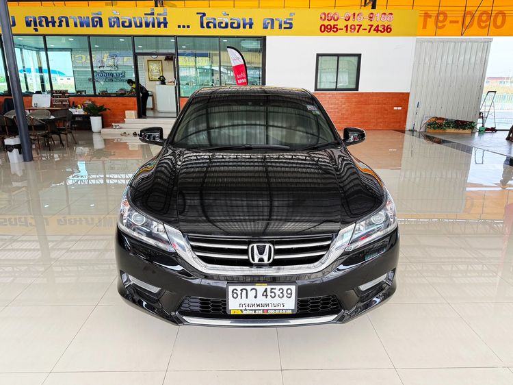 Honda Accord 2013 2.0 EL NAVI Sedan เบนซิน ไม่ติดแก๊ส เกียร์อัตโนมัติ ดำ รูปที่ 2