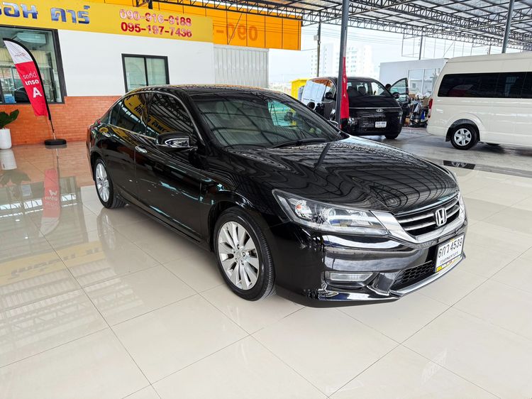 Honda Accord 2013 2.0 EL NAVI Sedan เบนซิน ไม่ติดแก๊ส เกียร์อัตโนมัติ ดำ รูปที่ 3