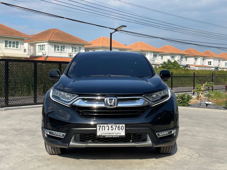 Honda CR-V 2018 1.6 DT EL 4WD Utility-car ดีเซล ไม่ติดแก๊ส เกียร์อัตโนมัติ ดำ รูปที่ 2