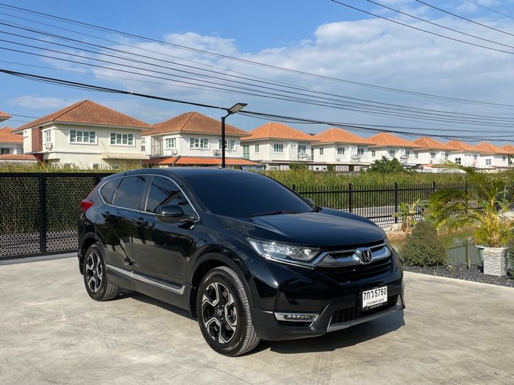 Honda CR-V 2018 1.6 DT EL 4WD Utility-car ดีเซล ไม่ติดแก๊ส เกียร์อัตโนมัติ ดำ รูปที่ 3
