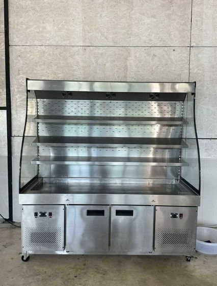 ตู้ชาบู ตู้เปิดหน้า ตู้ชาบู หม่าล่า ด้านล่างมีตู้เย็นขนาดเล็ก แต่ละชั้นใช่ถาดได้เยอะ ขายด่วนนน สนใจทักแชท รูปที่ 2