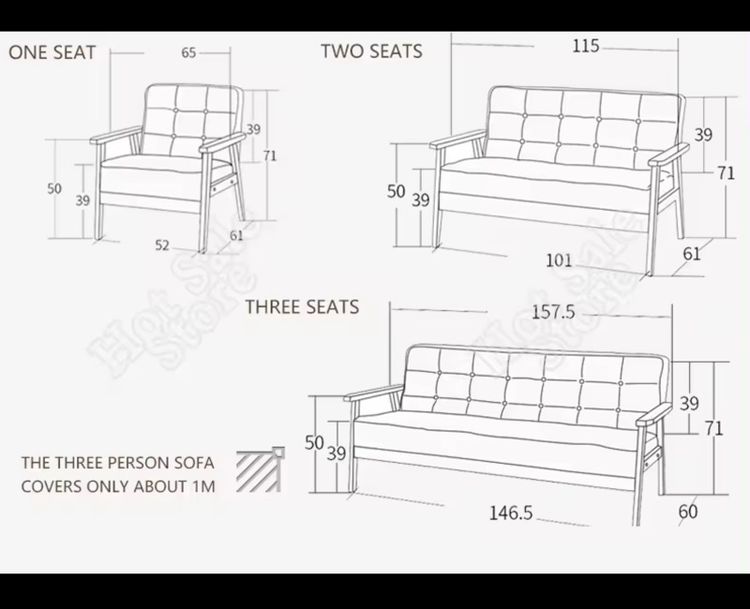 โซฟาญี่ปุ่น 2 ที่นั่ง หนังพีวีซี สีดำ โครงเป็นไม้  รูปที่ 8