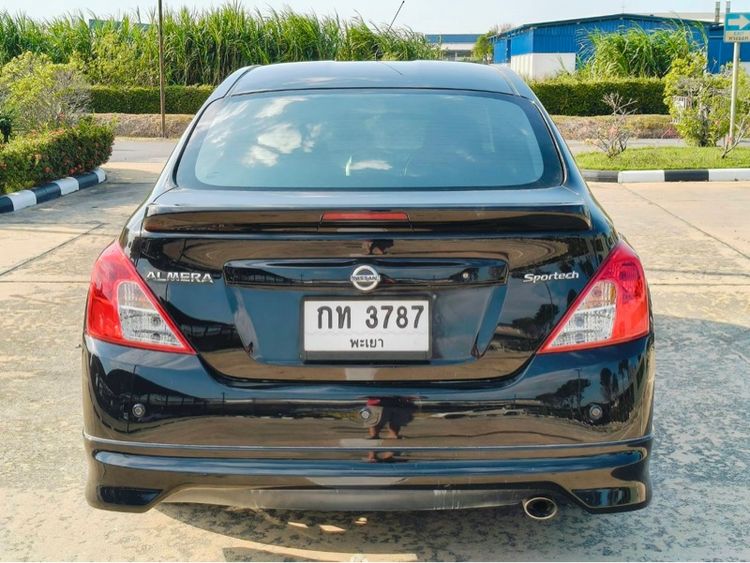 Nissan Almera 2018 1.2 E Sportech Sedan เบนซิน ไม่ติดแก๊ส เกียร์อัตโนมัติ ดำ รูปที่ 4