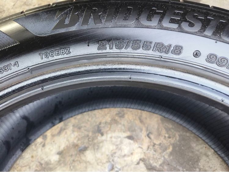 ยาง Bridgestone turanza 215 55 18 ปี 25 ชุดละ 6,000 บาทครับ รูปที่ 9