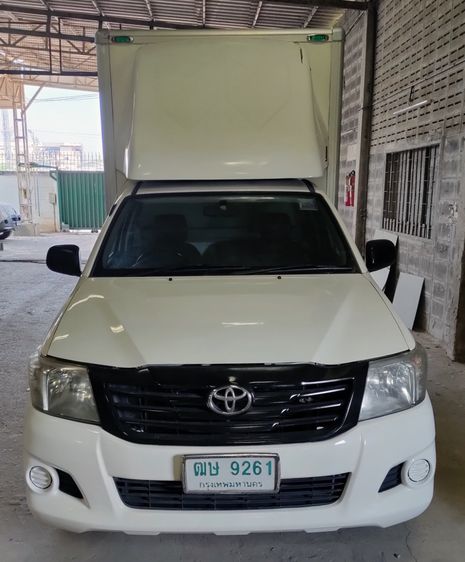 Toyota Hilux Vigo 2013 2.7 CNG Pickup เบนซิน NGV เกียร์ธรรมดา ขาว รูปที่ 2