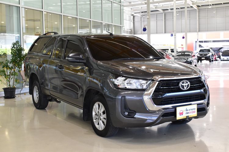 Toyota Hilux Revo 2021 2.4 Z Edition Entry Pickup ดีเซล ไม่ติดแก๊ส เกียร์ธรรมดา เทา รูปที่ 2