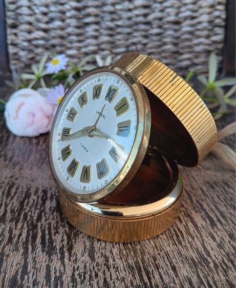 นาฬิกาปลุกพกพาวินเทจ ยี่ห้อ LANCEL 7 Jewels ผลิตในเยอรมนี รูปที่ 5