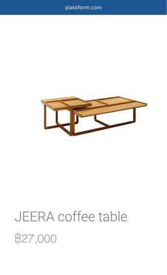 โต๊ะหน้าโซฟา coffee table รูปที่ 4