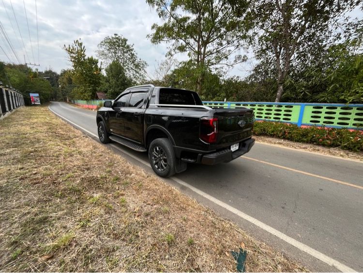 Ford Ranger 2022 2.0 Hi-Rider Wildtrak Pickup ดีเซล ไม่ติดแก๊ส เกียร์อัตโนมัติ ดำ รูปที่ 4