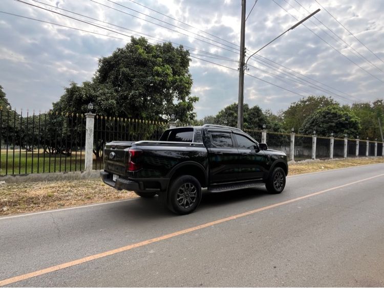 Ford Ranger 2022 2.0 Hi-Rider Wildtrak Pickup ดีเซล ไม่ติดแก๊ส เกียร์อัตโนมัติ ดำ รูปที่ 3