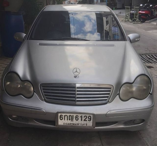 Mercedes-Benz C-Class 2003 C180 Kompressor Sedan เบนซิน ไม่ติดแก๊ส เกียร์อัตโนมัติ บรอนซ์ทอง รูปที่ 3
