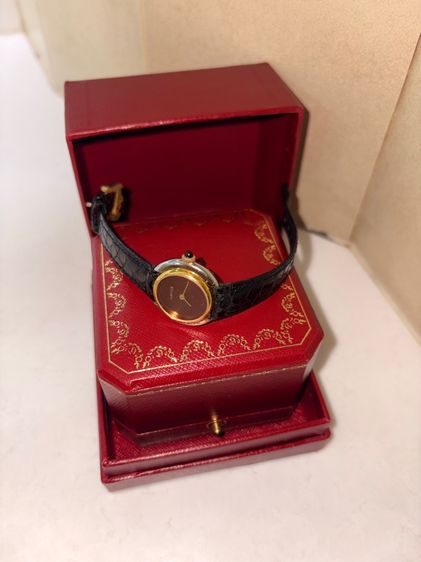 CARTIER VENDOME BURGUNDY watch รูปที่ 2