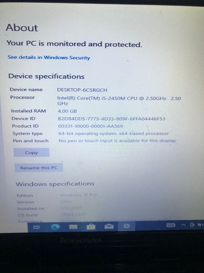 ขายโน๊ต i5 แรม4 ฮาร์ท500 G. พร้อมใช้งาน รูปที่ 5