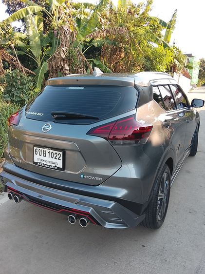 Nissan Kicks 2020 1.2 E Utility-car ไฮบริด ไม่ติดแก๊ส เกียร์อัตโนมัติ เทา รูปที่ 4