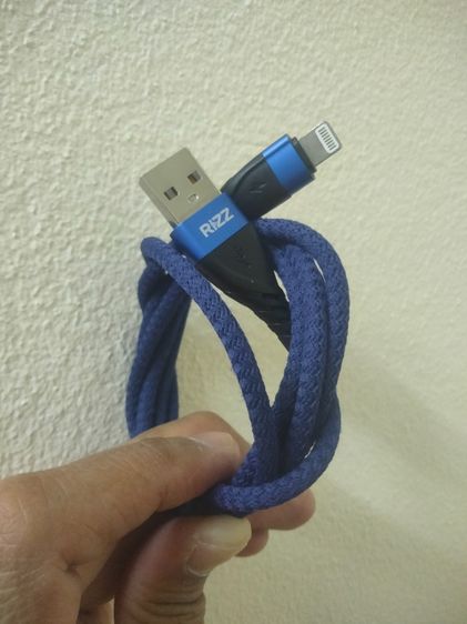 สายชาร์จ Lightning RIZZ 1.5 เมตร ชาร์จเร็ว ไม่ร้อนใช้งานดี