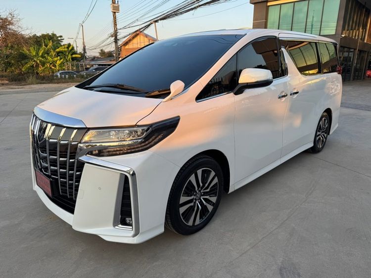 Toyota Alphard 2023 2.5 S C-Package Van เบนซิน ไม่ติดแก๊ส เกียร์อัตโนมัติ ขาว รูปที่ 3