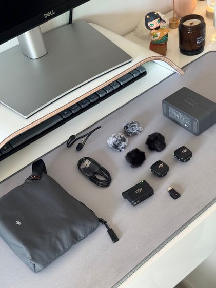 DJI Mic Mini (Wireless Microphone) ไมค์ไร้สาย ของแท้ มือสอง สภาพดี อุปกรณ์ครบ รูปที่ 2