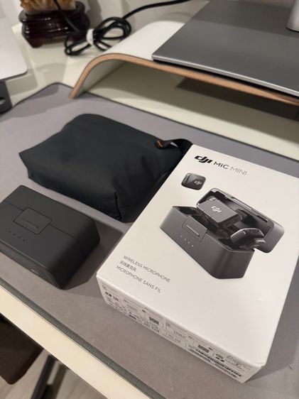 DJI Mic Mini (Wireless Microphone) ไมค์ไร้สาย ของแท้ มือสอง สภาพดี อุปกรณ์ครบ