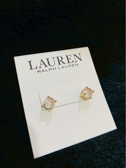 ต่างหูสตั๊ดเพชร CZ ดีไซน์คลาสสิกจาก  Lauren Ralph Lauren รูปที่ 10