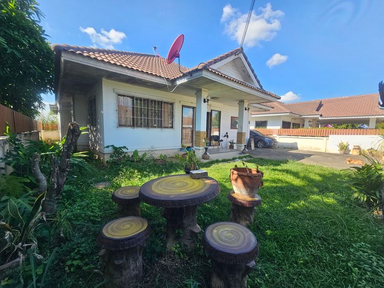 ขายบ้านวิวนาน่าอยู่ ย่านสันผักหวานหางดง น้ำไม่ท่วม บรรยากาศร่มรื่น