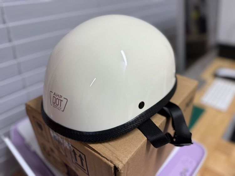 ขาย หมวกกันน็อค AHP DOT สีขาว xxl 61-65 cm รูปที่ 3