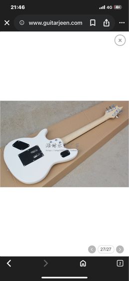 กีตาร์ไฟฟ้า matrixss กีตาร์ floydrose ฟรอยโรส ทรง evh เสียงหนาสไตล์เลสพอล แอมป์ เอฟเฟค ฯลฯ  รูปที่ 12