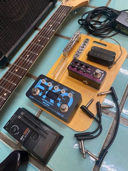 กีตาร์ไฟฟ้า matrixss กีตาร์ floydrose ฟรอยโรส ทรง evh เสียงหนาสไตล์เลสพอล แอมป์ เอฟเฟค ฯลฯ  รูปที่ 13