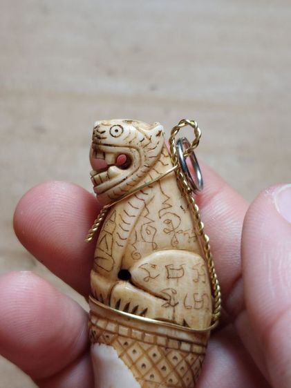 เครื่องรางหลวงพ่อนกวัดสังกะสีเก่าสวย รูปที่ 6