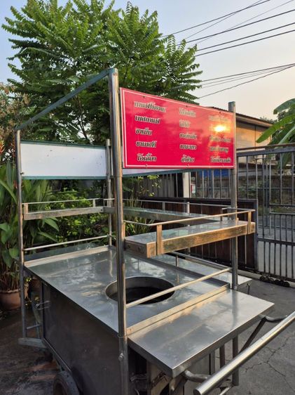 รถเข็นสเตนเลสอย่างหนามีหลังคา รูปที่ 5