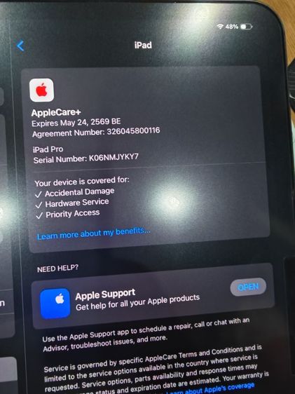 ipad pro 11 m4  space black ram 8gb รูปที่ 2