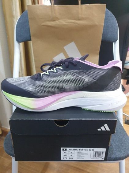ADIDAS ADIZERO BOSTON 12 ของแท้ มือ 1 ของใหม่เก่าเก็บ อาจมีรอยหลุดตาบ้างเล็กน้อย แต่ยังไม่ผ่านการใช้งาน ออก Shop ไทย รูปที่ 6