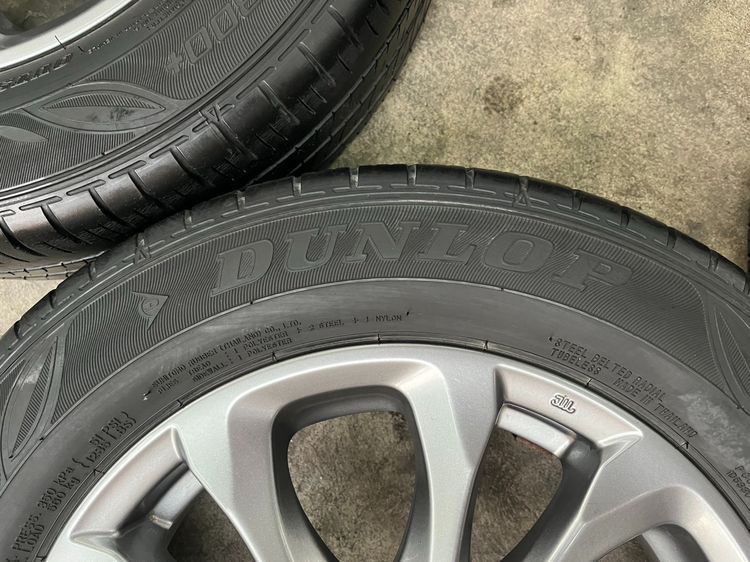 ✨ล้อแม็ก✨Mazda 2 Skyactive ขอบ 15 สีเทา แถมยาง 185-65-15 Dunlop ปี 21 รูปที่ 6