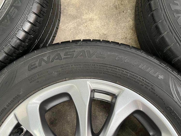 ✨ล้อแม็ก✨Mazda 2 Skyactive ขอบ 15 สีเทา แถมยาง 185-65-15 Dunlop ปี 21 รูปที่ 7