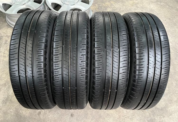 ✨ล้อแม็ก✨Mazda 2 Skyactive ขอบ 15 สีเทา แถมยาง 185-65-15 Dunlop ปี 21 รูปที่ 10