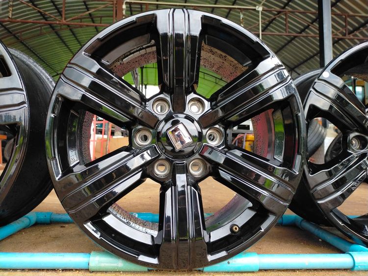 แม็กขอบ17 กว้าง8 et36 สีเดิม ใส่d-max เรนเจอร์ bt50 ไทรทัน รูปที่ 4