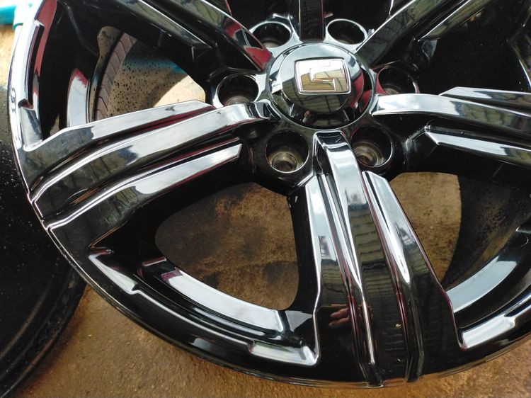แม็กขอบ17 กว้าง8 et36 สีเดิม ใส่d-max เรนเจอร์ bt50 ไทรทัน รูปที่ 8