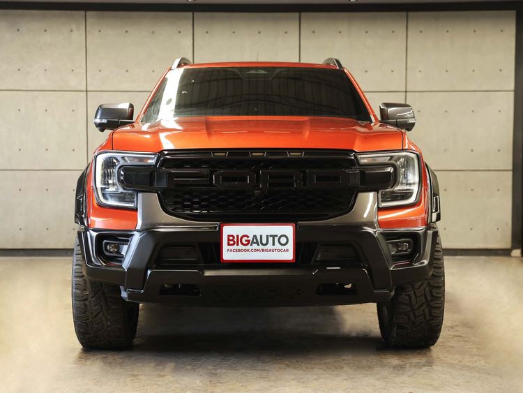 Ford Ranger 2023 2.0 Bi-Turbo Hi-Rider Wildtrak Pickup ดีเซล ไม่ติดแก๊ส เกียร์อัตโนมัติ ส้ม รูปที่ 4