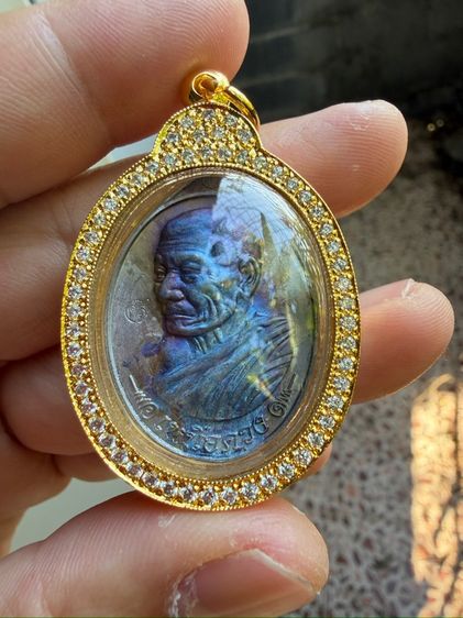 หลวงปู่ศิลา สิริจันโท เหรียญเหนือดวง3 เนื้อแร่เจ้าน้ำเงิน รูปที่ 10