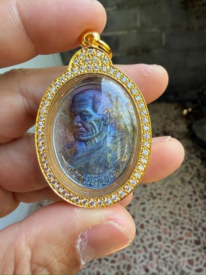 หลวงปู่ศิลา สิริจันโท เหรียญเหนือดวง3 เนื้อแร่เจ้าน้ำเงิน รูปที่ 11