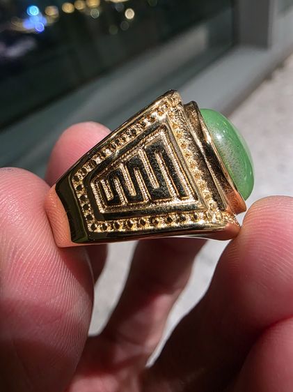 แหวนเก่าเก็บ สวยหายาก หัวคล้ายหยกสีเขียว เดิมๆ เก่าเก็บ ขายตามสภาพ น่าสะสม พร้อมส่งครับ  รูปที่ 3