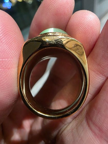 แหวนเก่าเก็บ สวยหายาก หัวคล้ายหยกสีเขียว เดิมๆ เก่าเก็บ ขายตามสภาพ น่าสะสม พร้อมส่งครับ  รูปที่ 6