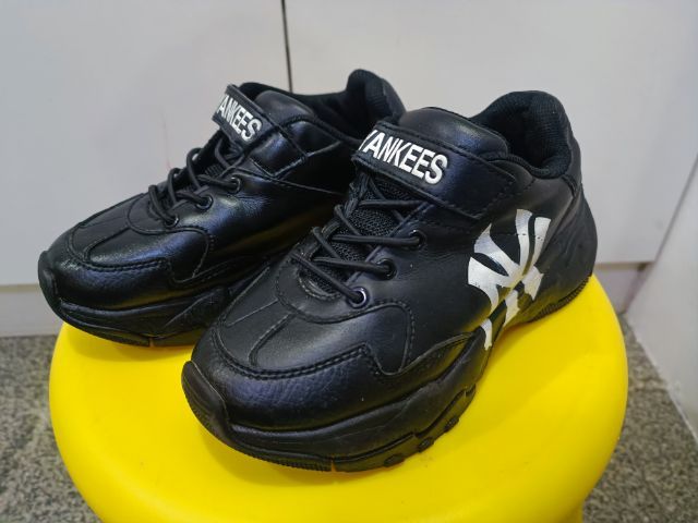 รองเท้าเด็ก NY หนังสีดำ