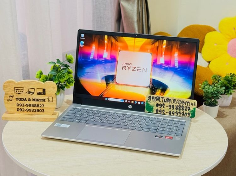 HP Pavillion Ryzen3 Series7 Radeon Graphic ,Ram 8G , M.2 Pcle 512G จอ15.6" Full HD ประกันศูนย์ 2026  เล่นเกม เขียนแบบ รูปที่ 2